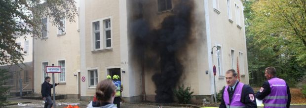 Einsatzübung: Brand im Bezirkskrankenhaus