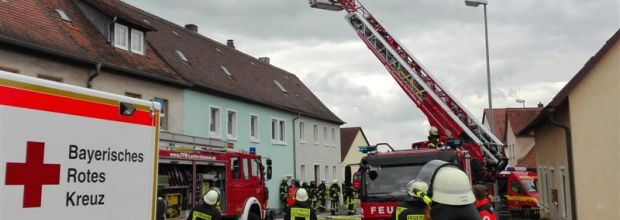 Wohnhausbrand in Leutershausen