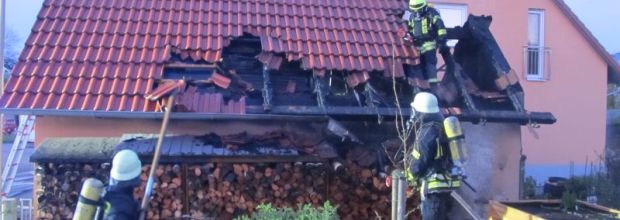 Garagenbrand am Bocksberg